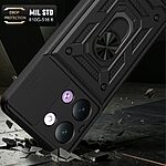 Θήκη Xiaomi Redmi 17C 5G - OEM - Σκληρή Πλάτη PC+TPU - Μαύρο - Stand — εικόνα 2