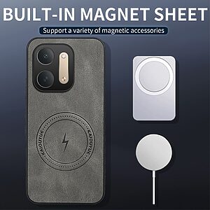 Θήκη Xiaomi Redmi 17C 5G - WANLONFENG SD1 Series - Σκληρή Πλάτη PC+TPU - Μαύρο — εικόνα 2