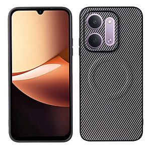 Θήκη Xiaomi Redmi 17C 5G - OEM - Πλάτη από Συνθετικό Δέρμα (PU) με TPU - Γκρι — εικόνα 2