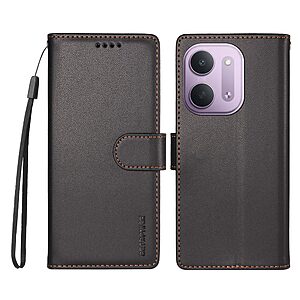 Flip Πορτοφόλι για Xiaomi Redmi 17C 5G (BETOPNICE) σε Μαύρο — προστασία RFID, 3 θήκες καρτών, stand & λουράκι καρπού.