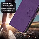 Θήκη Xiaomi Redmi 17C 5G - OEM - Flip Πορτοφόλι από Συνθετικό Δέρμα (PU) με TPU - Μωβ σκούρο - Stand — εικόνα 2
