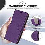 Θήκη Xiaomi Redmi 17C 5G - OEM - Flip Πορτοφόλι από Συνθετικό Δέρμα (PU) με TPU - Μωβ σκούρο - Stand — εικόνα 5