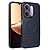 Πλάτη από Συνθετικό Δέρμα (PU) με TPU για Xiaomi Redmi 17C 5G (OEM) σε Μπλε — υφή carbon & μεταλλικό έλασμα για μαγνητική βάση αυτοκινήτου.