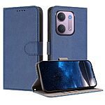 Flip Πορτοφόλι από Συνθετικό Δέρμα (PU) με TPU για Xiaomi Redmi 17C 5G (OEM) σε Μπλε — θήκες καρτών, stand & μαγνητικό κλείσιμο.