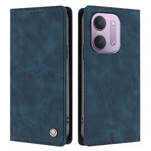 Flip Πορτοφόλι από Συνθετικό Δέρμα (PU) με TPU για Xiaomi Redmi 17C 5G (OEM) σε Σκούρο Μπλε — θήκες καρτών, RFID & stand για καθημερινή άνεση.