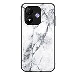 Σκληρή Πλάτη Tempered Glass+PC για Xiaomi Redmi Note 17 4G / 5G (OEM) σε Λευκό μάρμαρο — τριπλή προστασία σε λεπτό, ελαφρύ προφίλ.