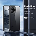 Θήκη Xiaomi Redmi Note 17 4G / 5G - DUX DUCIS Aimo Series - Σκληρή Πλάτη PC+TPU - Μαύρο — εικόνα 3