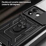 Θήκη Xiaomi Redmi Note 17 4G / 5G - OEM - Σκληρή Πλάτη PC+TPU - Μαύρο - Stand — εικόνα 8