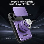 Θήκη Xiaomi Redmi Note 17 4G / 5G - OEM - Σκληρή Πλάτη PC+TPU - Μαύρο - Stand — εικόνα 10