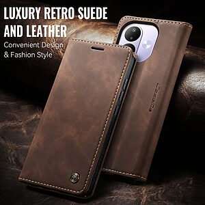 Θήκη Xiaomi Redmi Note 17 4G / 5G - CASEME 013 Series - Flip Πορτοφόλι από Συνθετικό Δέρμα (PU) με TPU - Καφέ - Stand — εικόνα 2