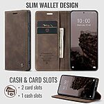 Θήκη Xiaomi Redmi Note 17 4G / 5G - CASEME 013 Series - Flip Πορτοφόλι από Συνθετικό Δέρμα (PU) με TPU - Καφέ - Stand — εικόνα 4