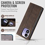 Θήκη Xiaomi Redmi Note 17 4G / 5G - CASEME 013 Series - Flip Πορτοφόλι από Συνθετικό Δέρμα (PU) με TPU - Καφέ - Stand — εικόνα 9