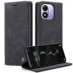 Flip Πορτοφόλι PU με TPU για Xiaomi Redmi Note 17 4G / 5G (CASEME) σε Μαύρο — θήκες καρτών, stand & μαγνητικό κλείσιμο για καθημερινή προστασία.
