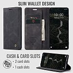 Θήκη Xiaomi Redmi Note 17 4G / 5G - CASEME 013 Series - Flip Πορτοφόλι από Συνθετικό Δέρμα (PU) με TPU - Μαύρο - Stand — εικόνα 4