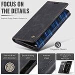 Θήκη Xiaomi Redmi Note 17 4G / 5G - CASEME 013 Series - Flip Πορτοφόλι από Συνθετικό Δέρμα (PU) με TPU - Μαύρο - Stand — εικόνα 8