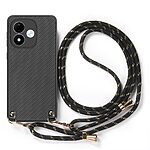 Θήκη Xiaomi Redmi Note 17 4G / 5G - OEM - Πλάτη από Συνθετικό Δέρμα (PU) με TPU - Μαύρο - Λουράκι — εικόνα 2