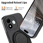 Θήκη Xiaomi Redmi Note 17 4G / 5G - OEM - Πλάτη από Συνθετικό Δέρμα (PU) με TPU - Μαύρο - Stand — εικόνα 3
