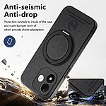 Θήκη Xiaomi Redmi Note 17 4G / 5G - OEM - Πλάτη από Συνθετικό Δέρμα (PU) με TPU - Μαύρο - Stand — εικόνα 4