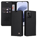 Θήκη Xiaomi Redmi Note 17 4G / 5G - YIKATU YK-001 - Flip Πορτοφόλι από Συνθετικό Δέρμα (PU) με TPU - Μαύρο - Stand — εικόνα 5