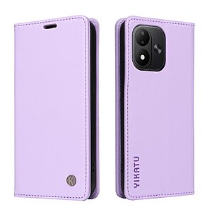 Flip Πορτοφόλι από Συνθετικό Δέρμα (PU) για Xiaomi Redmi Note 17 4G / 5G (YIKATU) — θήκες καρτών, stand & μαγνητικό κλείσιμο για καθημερινή προστασία.