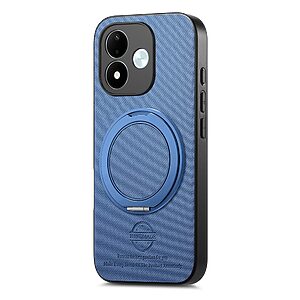 Θήκη Xiaomi Redmi Note 17 4G / 5G - OEM - Πλάτη από Συνθετικό Δέρμα (PU) με TPU - Μπλε - Stand — εικόνα 2