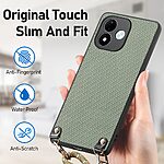 Θήκη Xiaomi Redmi Note 17 4G / 5G - OEM - Πλάτη από Συνθετικό Δέρμα (PU) με TPU - Πράσινο - Λουράκι — εικόνα 3