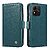 Flip Πορτοφόλι από Συνθετικό Δέρμα (PU) με TPU για Xiaomi Redmi Note 17 (YIKATU) σε Πράσινο — 3 θήκες καρτών, stand & προστασία από γρατζουνιές.