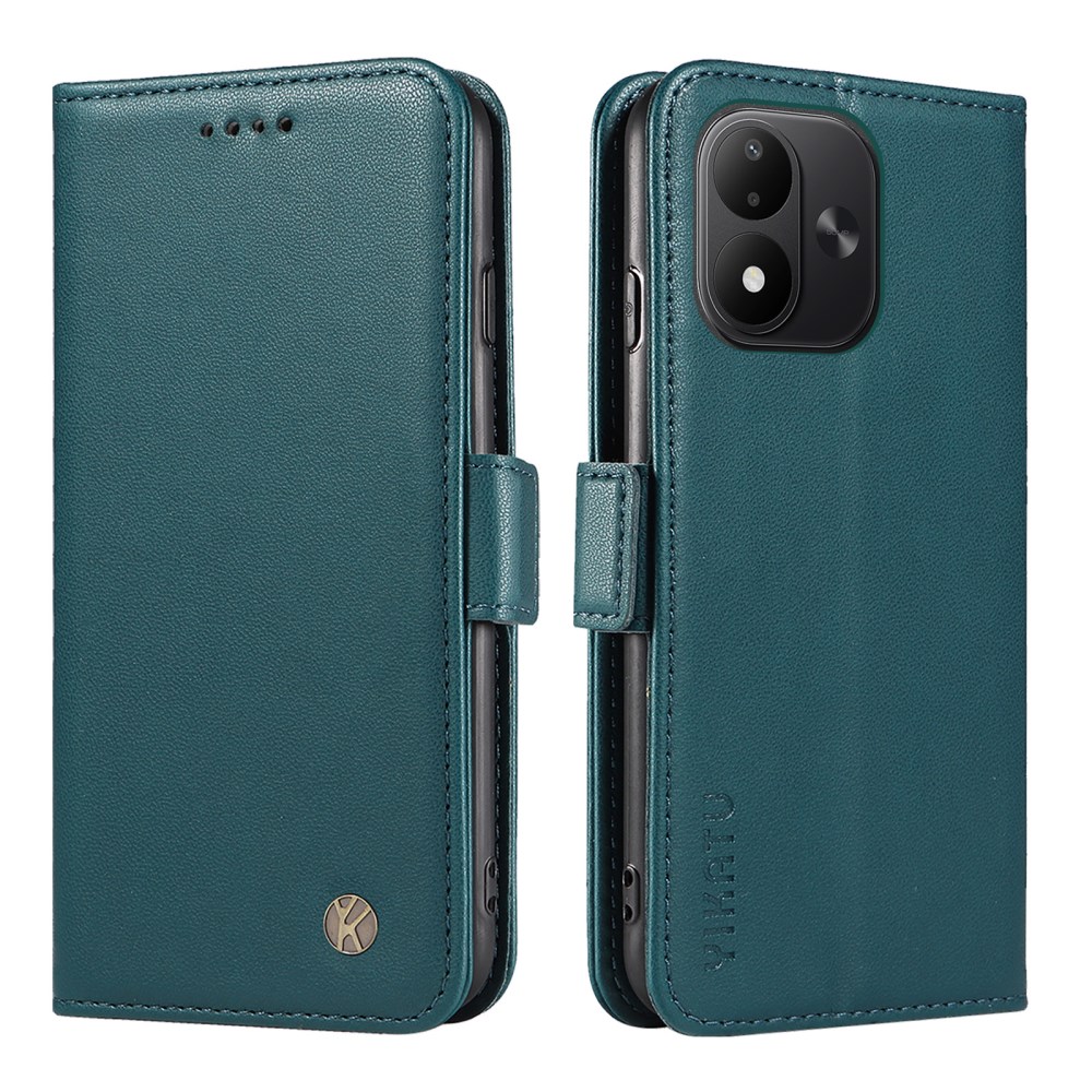 Θήκη Xiaomi Redmi Note 17 4G / 5G - YIKATU YK-003 - Flip Πορτοφόλι από Συνθετικό Δέρμα (PU) με TPU - Πράσινο - Stand Flip Πορτοφόλι από Συνθετικό Δέρμα (PU) με TPU για Xiaomi Redmi Note 17 (YIKATU) σε Πράσινο — 3 θήκες καρτών, stand & προστασία από γρατζουνιές.