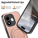 Θήκη Xiaomi Redmi Note 17 4G / 5G - OEM - Πλάτη από Συνθετικό Δέρμα (PU) με TPU - Ροζ - Stand — εικόνα 3