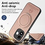 Θήκη Xiaomi Redmi Note 17 4G / 5G - OEM - Πλάτη από Συνθετικό Δέρμα (PU) με TPU - Ροζ - Stand — εικόνα 4