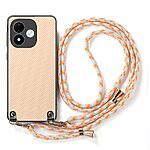 Θήκη Xiaomi Redmi Note 17 4G / 5G - OEM - Πλάτη από Συνθετικό Δέρμα (PU) με TPU - Σομόν - Λουράκι — εικόνα 2