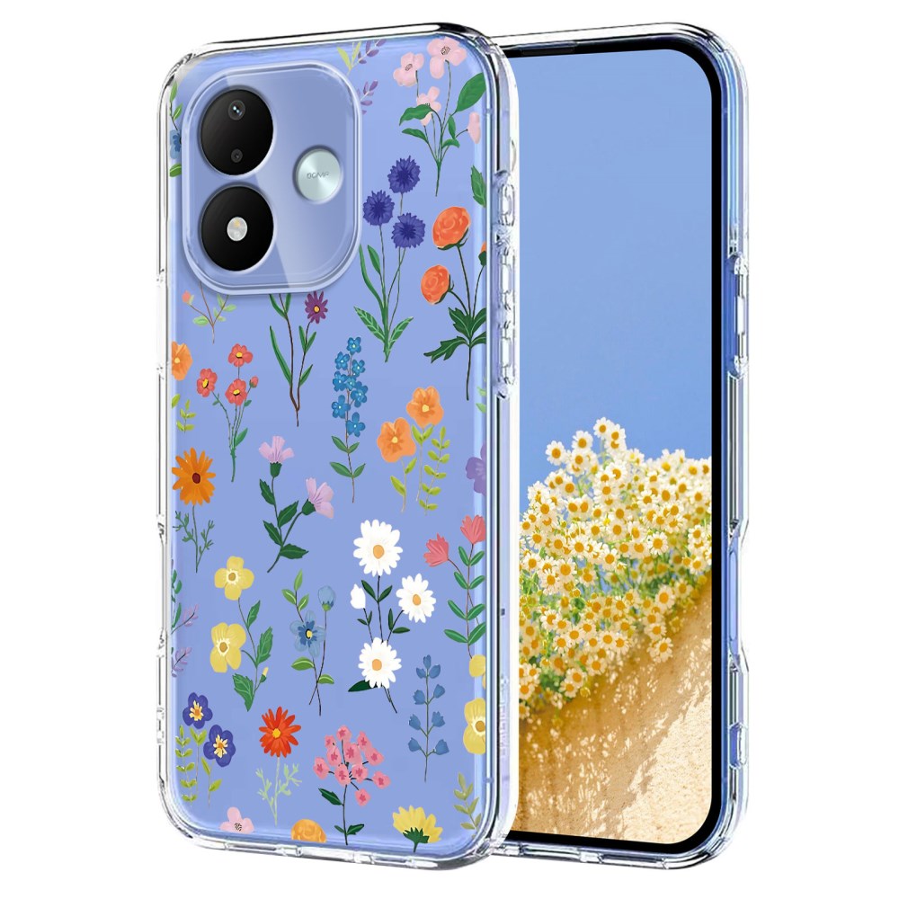 Θήκη Xiaomi Redmi Note 17 4G / 5G - OEM - Πλάτη TPU - Πολύχρωμο Πλάτη TPU για Xiaomi Redmi Note 17 4G / 5G (OEM) με σχέδιο πεταλούδες & μαργαρίτες — απορρόφηση κραδασμών σε λεπτό, κομψό προφίλ.
