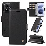 Θήκη Xiaomi Redmi Note 17 4G - YIKATU YK-003 - Flip Πορτοφόλι από Συνθετικό Δέρμα (PU) με TPU - Μαύρο - Stand — εικόνα 3