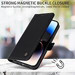 Θήκη Xiaomi Redmi Note 17 4G - YIKATU YK-003 - Flip Πορτοφόλι από Συνθετικό Δέρμα (PU) με TPU - Μαύρο - Stand — εικόνα 5