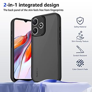 Θήκες Κινητών Xiaomi Mi A1 18 Θήκη Xiaomi Redmi Note 17 5G / 4G - OEM - Σκληρή Πλάτη PC+TPU - Ημιδιάφανο — εικόνα 2