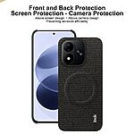 Θήκη Xiaomi Redmi Note 17 5G / 4G - IMAK Ruiyi Series - Πλάτη από Συνθετικό Δέρμα (PU) με PC - Μαύρο — εικόνα 2