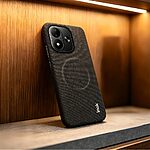Θήκη Xiaomi Redmi Note 17 5G / 4G - IMAK Ruiyi Series - Πλάτη από Συνθετικό Δέρμα (PU) με PC - Μαύρο — εικόνα 6