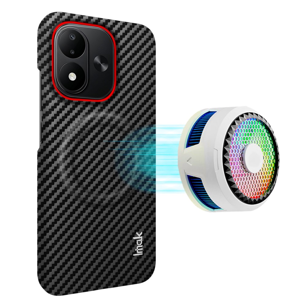 Θήκη Xiaomi Redmi Note 17 5G / 4G - IMAK Ruiyi Series - Πλάτη από Συνθετικό Δέρμα (PU) με PC - Μαύρο Πλάτη από Συνθετικό Δέρμα (PU) με PC για Xiaomi Redmi Note 17 5G / 4G (IMAK) σε Μαύρο — μαγνητικός δακτύλιος & υφή carbon fiber για προστασία.