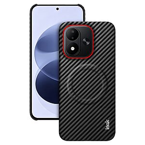Θήκη Xiaomi Redmi Note 17 5G / 4G - IMAK Ruiyi Series - Πλάτη από Συνθετικό Δέρμα (PU) με PC - Μαύρο — εικόνα 2