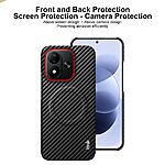 Θήκη Xiaomi Redmi Note 17 5G / 4G - IMAK Ruiyi Series - Πλάτη από Συνθετικό Δέρμα (PU) με PC - Μαύρο — εικόνα 9