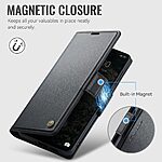 Θήκη Xiaomi Redmi Note 17 5G / 4G - CASEME 023 Series - Flip Πορτοφόλι από Συνθετικό Δέρμα (PU) με TPU - Μαύρο - RFID/Stand — εικόνα 10