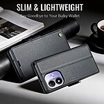 Θήκη Xiaomi Redmi Note 17 5G / 4G - CASEME 023 Series - Flip Πορτοφόλι από Συνθετικό Δέρμα (PU) με TPU - Μαύρο - RFID/Stand — εικόνα 8