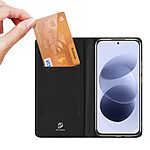 Θήκη Xiaomi Redmi Note 17 5G / 4G - DUX DUCIS Skin Pro Series - Flip Πορτοφόλι από Συνθετικό Δέρμα (PU) με TPU - Μαύρο - Stand — εικόνα 3