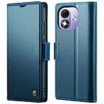 Flip Πορτοφόλι PU με TPU για Xiaomi Redmi Note 17 5G / 4G (CASEME) σε Μπλε — 3 θήκες καρτών, προστασία RFID & stand για hands-free προβολή.