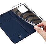 Θήκη Xiaomi Redmi Note 17 5G / 4G - DUX DUCIS Skin Pro Series - Flip Πορτοφόλι από Συνθετικό Δέρμα (PU) με TPU - Μπλε - Stand — εικόνα 8