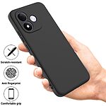 Θήκη Xiaomi Redmi Note 17 5G / 4G - OEM - Πλάτη Σιλικόνης - Μαύρο - Λουράκι — εικόνα 2