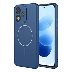 Πλάτη TPU για Xiaomi Redmi Note 17 5G / 4G (OEM) σε Μπλε — απαλή υφή σιλικόνης & μαγνητικός δακτύλιος για βάσεις αυτοκινήτου.