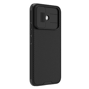 Σκληρή Πλάτη PC+TPU για Xiaomi Redmi Note 17 Pro 5G (NILLKIN) σε Μαύρο — συρόμενο κάλυμμα κάμερας & αντιολισθητικό κράτημα για καθημερινή προστασία.