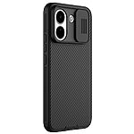 Σκληρή Πλάτη PC+TPU για Xiaomi Redmi Note 17 Pro 5G (NILLKIN) σε Μαύρο — συρόμενο κάλυμμα κάμερας & airbags γωνιών για προστασία από πτώσεις.