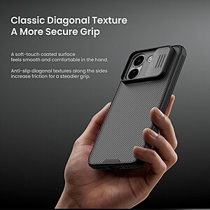 Θήκη Xiaomi Redmi Note 17 Pro 5G - NILLKIN Camshield Pro Series - Σκληρή Πλάτη PC+TPU - Μαύρο — εικόνα 2